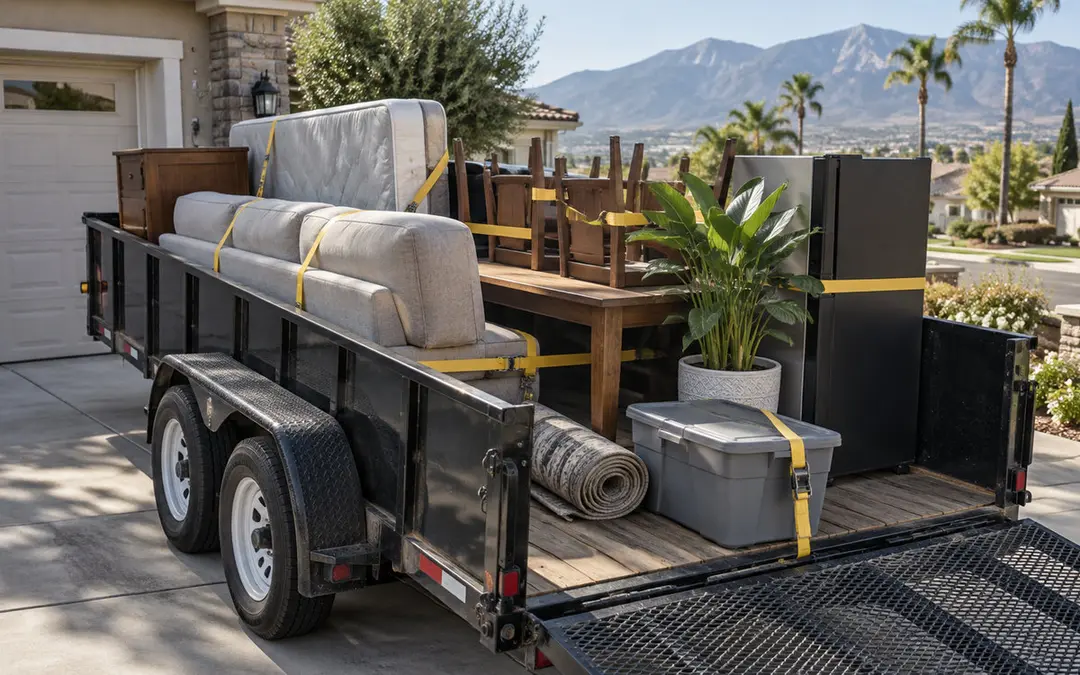 Junk Hauling at an Inland Empire property