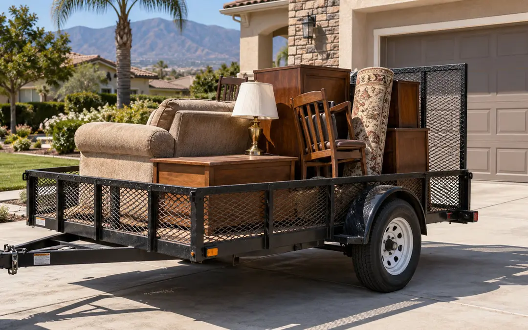 Junk Removal at an Inland Empire property