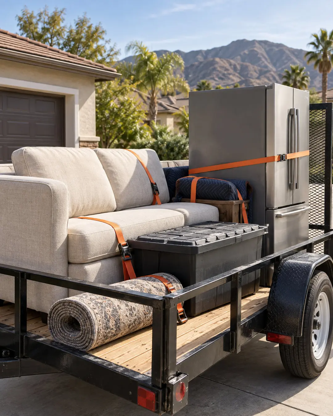 Junk Hauling details at a residential property