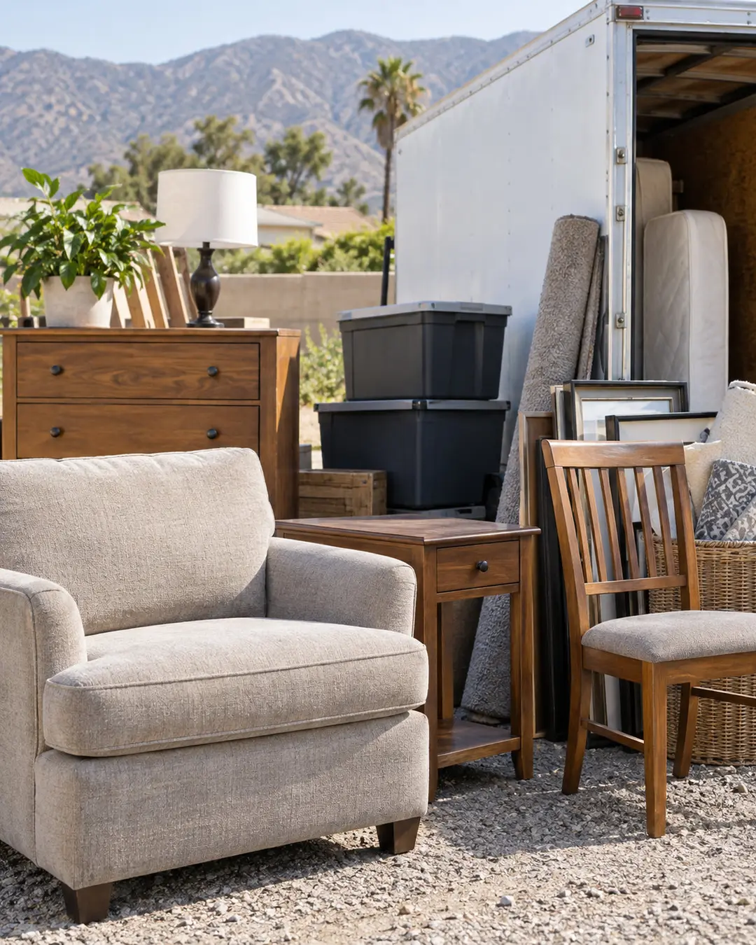 Junk Removal details at a residential property